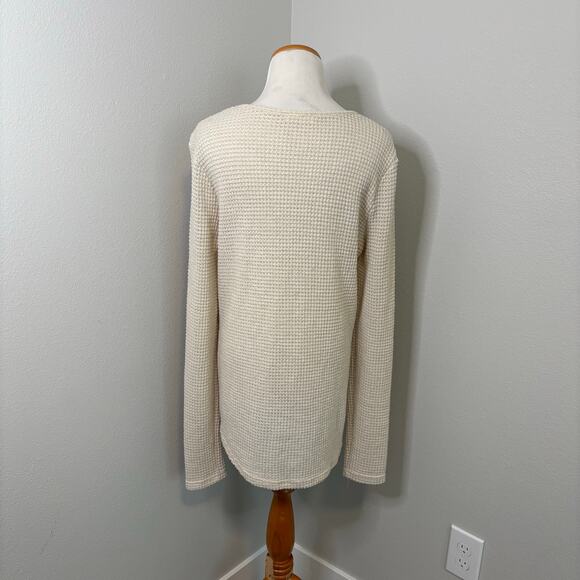 ANDTHEWHY Cream Lace Long Sleeve‎ Top Blouse - S - Picture 3 of 7